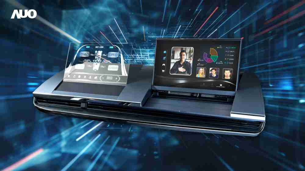 尊时凯龙Micro LED Display HMI解决方案打造透明Micro LED前座仪表，，呈现信息并保留驾驶视野开阔；亦为副驾驶座乘客打造收放自如的Micro LED屏幕，，，在不影响显示质量的前提于显示区内建镜头，，让用户能与视讯对象直接眼神接触，，，提供绝佳的双向沟通体验